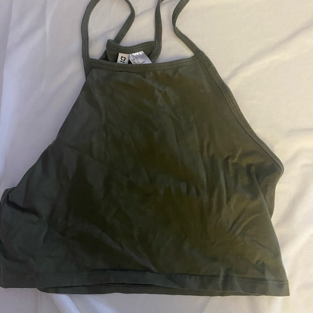 halter neck crop top